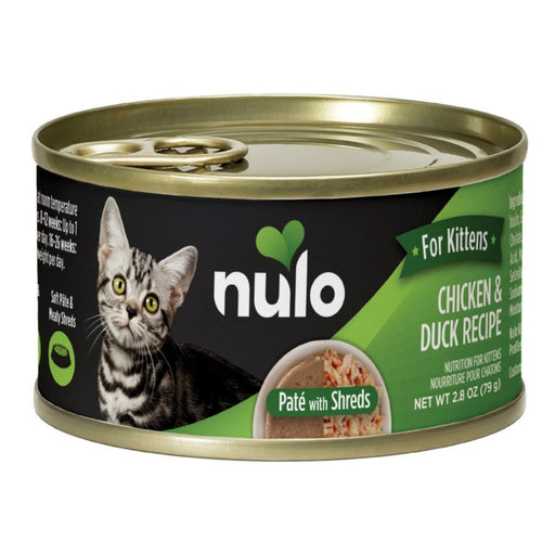 Nulo Cat Kitten Pate Chicken Duck 2.8oz. (Case of 12) - Petsplace.store