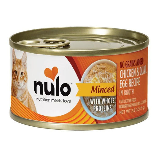 Nulo Cat Minced Grain Free Chicken With Whole Quail Egg 2.8Oz - Petsplace.store