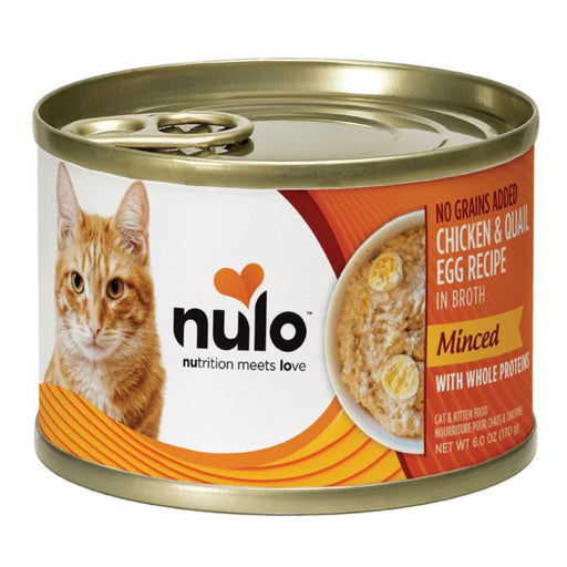 Nulo Cat Minced Grain Free Chicken With Whole Quail Egg 6Oz - Petsplace.store