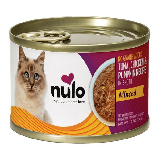 Nulo Cat Minced Grain Free Tuna With Pumpkin 6Oz - Petsplace.store