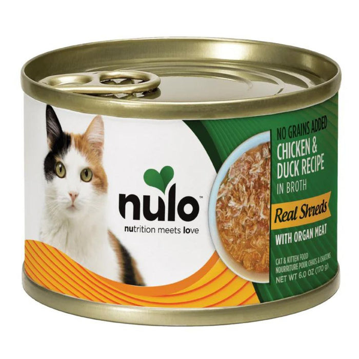 Nulo Cat Shredded Grain Free Chicken & Duck 6Oz - Petsplace.store