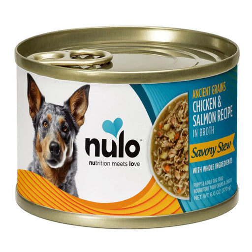 Nulo Dog Ancient Grains Stew Chicken And Salmon 6Oz - Petsplace.store