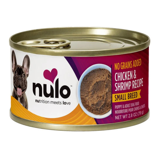 Nulo Dog Small Breed Pate Grain Free Chicken And Shrimp 2.8Oz - Petsplace.store