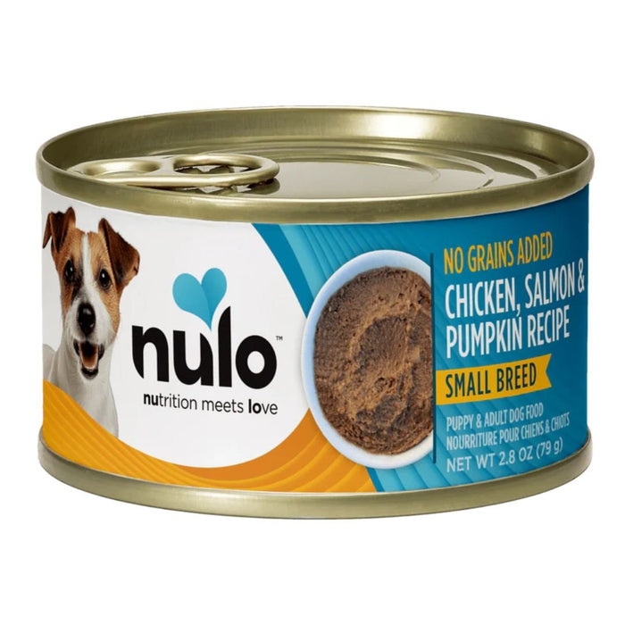 Nulo Dog Small Breed Pate Grain Free Salmon And Pumpkin 2.8Oz - Petsplace.store