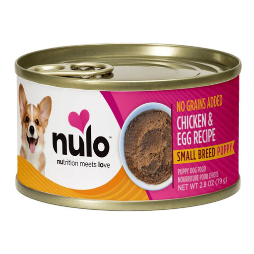 Nulo Dog Small Breed Puppy Pate Grain Free Chicken And Egg 2.8Oz - Petsplace.store