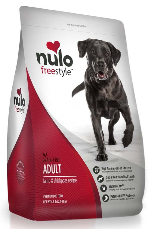 Nulo FreeStyle Grain Free Adult Dry Dog Food Lamb & Chickpeas 1ea/11 lb - Petsplace.store