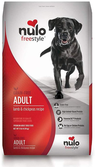 Nulo FreeStyle Grain Free Adult Dry Dog Food Lamb & Chickpeas 1ea/24 lb - Petsplace.store