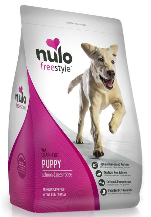 Nulo FreeStyle Grain Free Puppy Dry Dog Food Salmon 1ea/4.5 lb - Petsplace.store