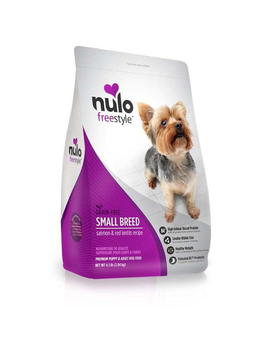 Nulo FreeStyle Grain Free Small Breed Dry Dog Food Salmon & Red Lentils 1ea/4.5 lb - Petsplace.store