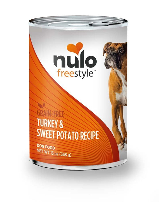 Nulo Freestyle Grain Free Wet Dog Food Turkey & Sweet Potato 13oz. (Case of 12) - Petsplace.store