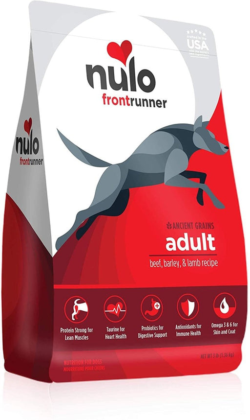 Nulo Frontrunner Dry Dog Food Beef, Barley & Lamb 1ea/11 lb - Petsplace.store