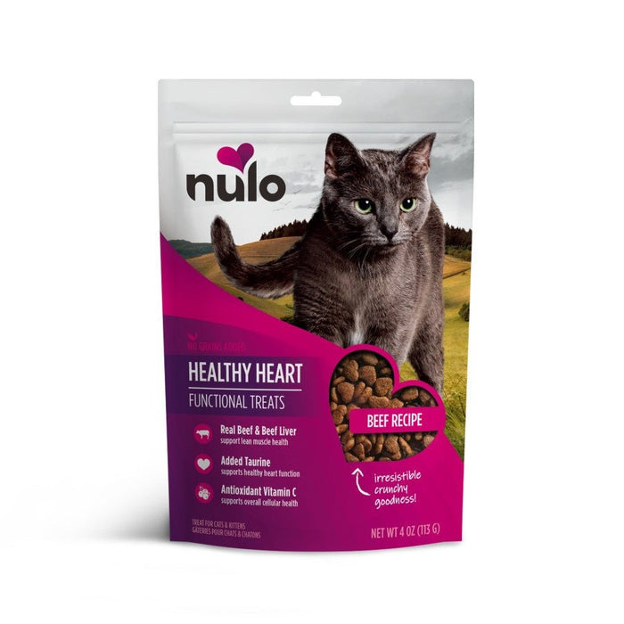 Nulo Healthy Heart Functional Cat Treats Beef 1ea/4 oz - Petsplace.store