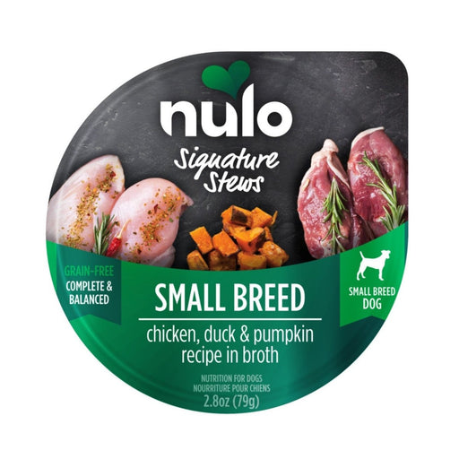 Nulo Signature Stew Small Breed Dog Food Chicken, Duck & Pumpkin 2.8oz. (Case of 24) - Petsplace.store