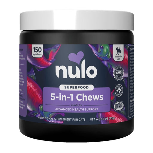 Nulo Superfood 5 - in - 1 Supplement Chews for Cats 1ea/2.6 oz, 150 ct - Petsplace.store