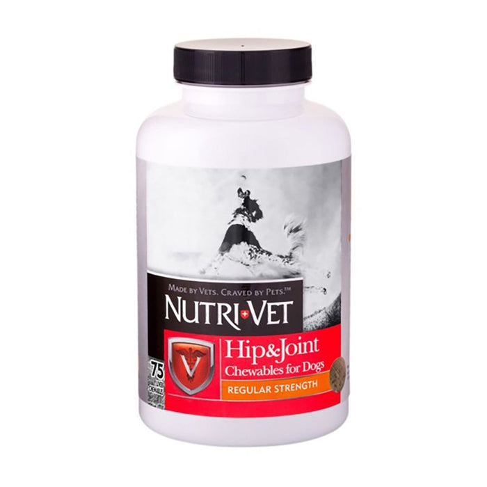 Nutri - Vet Hip & Joint Early Care Liver Chewables 1ea/75 ct - Petsplace.store