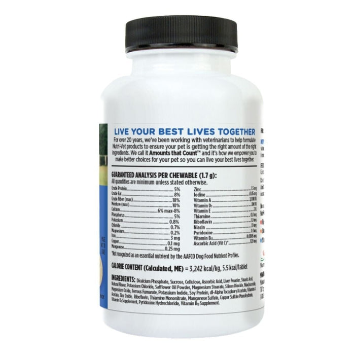 Nutri - Vet Multi - Vit Vitamins and Minerals Adult Dogs 1ea/60 Tablets - Petsplace.store