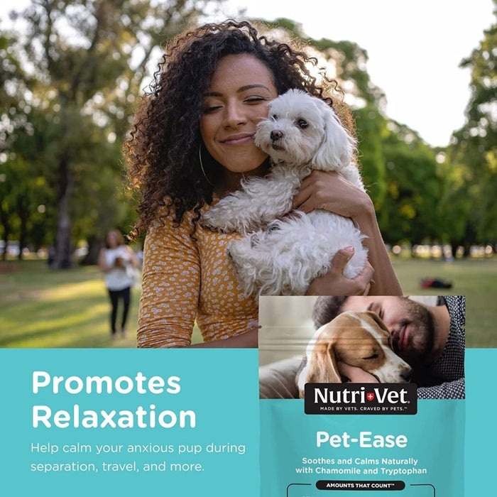 Nutri - Vet Pet - Ease soft Chews for Dogs 1ea/170 g - Petsplace.store