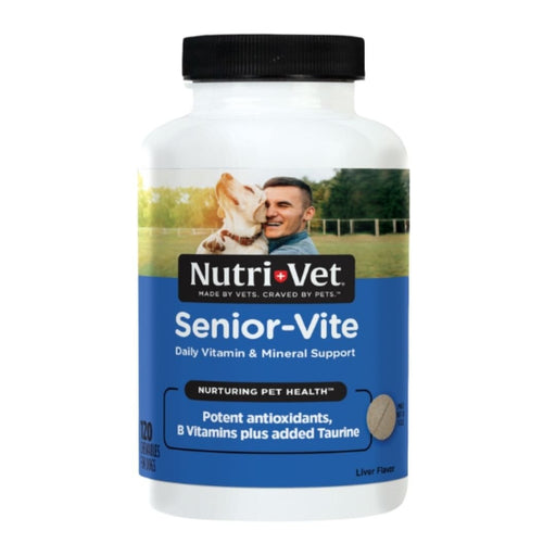 Nutri - Vet Senior - Vite Liver Chewables 1ea/120 ct - Petsplace.store