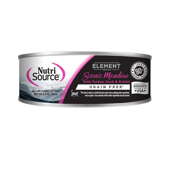 Nutrisource Cat Grain Free Element Scenic Meadow 5.5Oz (Case of 12) - Petsplace.store