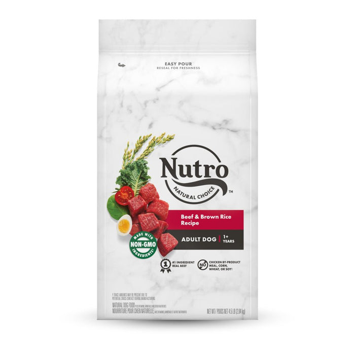 Nutro Products Natural Choice Adult Dry Dog Food Beef & Brown Rice 1ea/4.5 lb - Petsplace.store