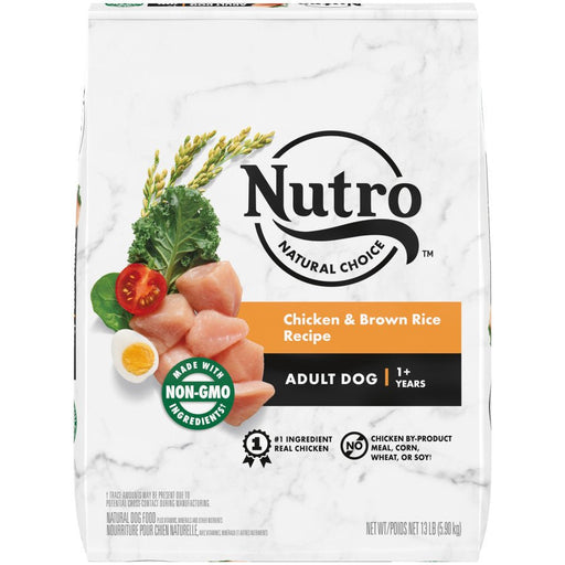 Nutro Products Natural Choice Adult Dry Dog Food Chicken & Brown Rice 1ea/13 lb - Petsplace.store