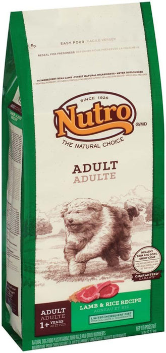 Nutro Products Natural Choice Adult Dry Dog Food Lamb & Brown Rice 1ea/5 lb - Petsplace.store