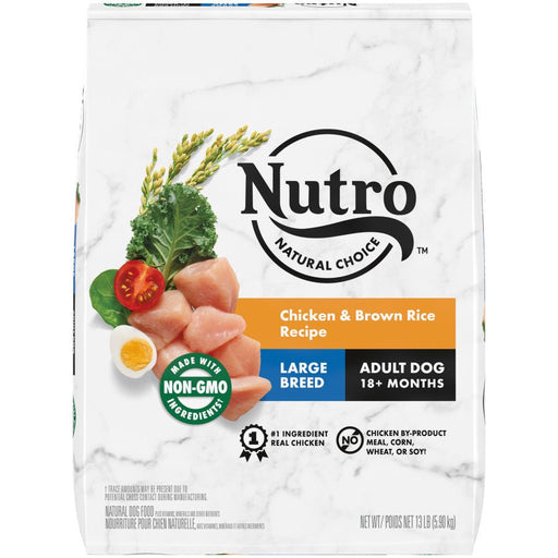 Nutro Products Natural Choice Large Breed Adult Dry Dog Food Chicken & Brown Rice 1ea/13 lb - Petsplace.store