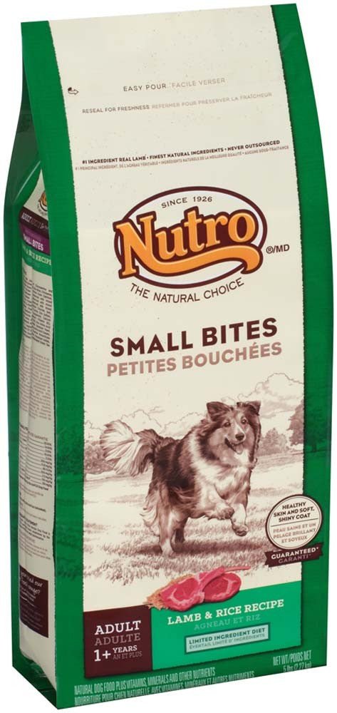 Nutro Products Natural Choice Small Bites Adult Dry Dog Food Lamb & Brown Rice 1ea/5 lb - Petsplace.store