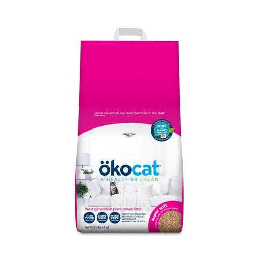 Okocat Litter Super Soft Clumping Wood Cat Litter 1ea/10.6 lb - Petsplace.store