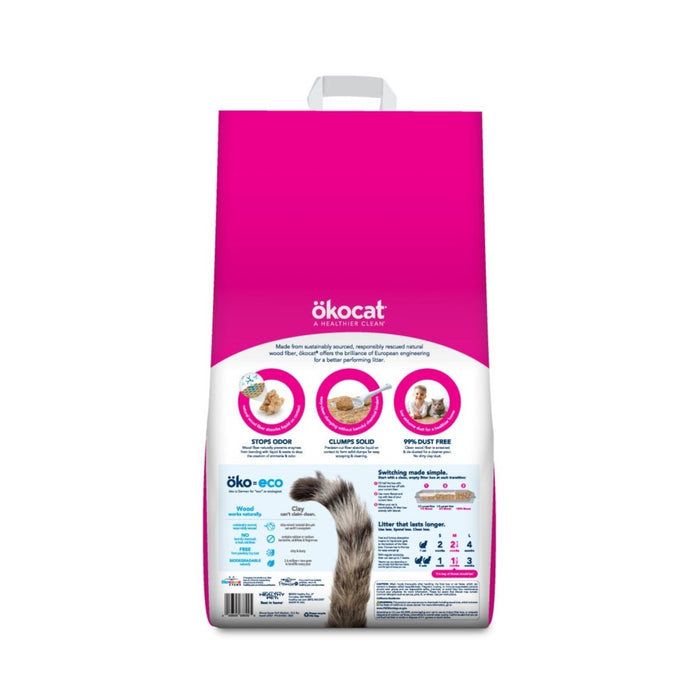 Okocat Litter Super Soft Clumping Wood Cat Litter 1ea/10.6 lb - Petsplace.store