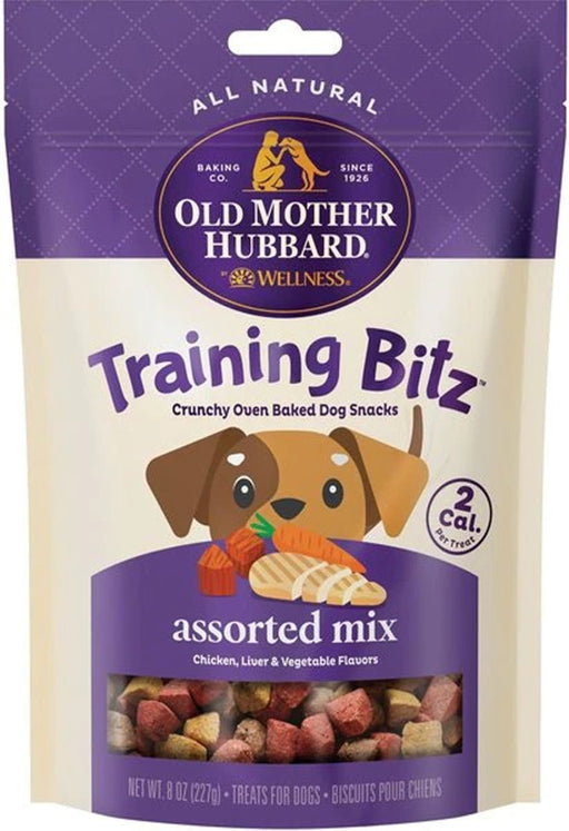 Omh Bitz Assorted 8oz. Crunchy Mini/Training - Petsplace.store