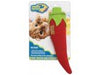 OurPets Cosmic 100% Catnip Filled Chili Pepper 'Hot Stuff' Cat Toy Red, Green 1ea - Petsplace.store