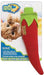 OurPets Cosmic 100% Catnip Filled Chili Pepper 'Hot Stuff' Cat Toy Red, Green 1ea - Petsplace.store