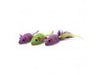 OurPets Three Twined Mice Catnip Toy Green, Purple 1ea/3 pk, Mass - Petsplace.store