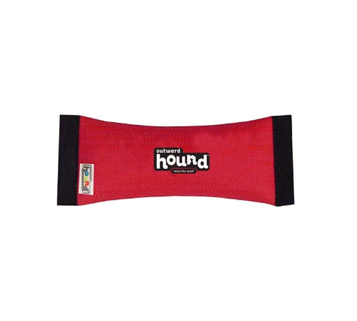 Outward Hound Fire Hose Sqeek N Fetch Dog Toy Red 1ea/LG - Petsplace.store