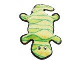 Outward Hound Invincibles Dog Toy Gecko 4 Squeakers Yellow/Green 1ea/LG - Petsplace.store