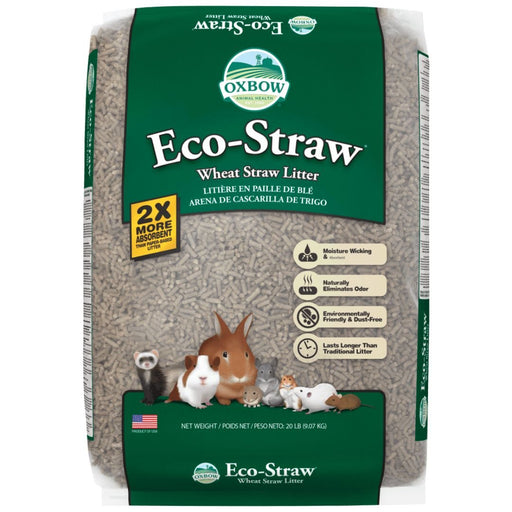 Oxbow Animal Health Eco - Straw Wheat Straw Litter 1ea/20 lb - Petsplace.store