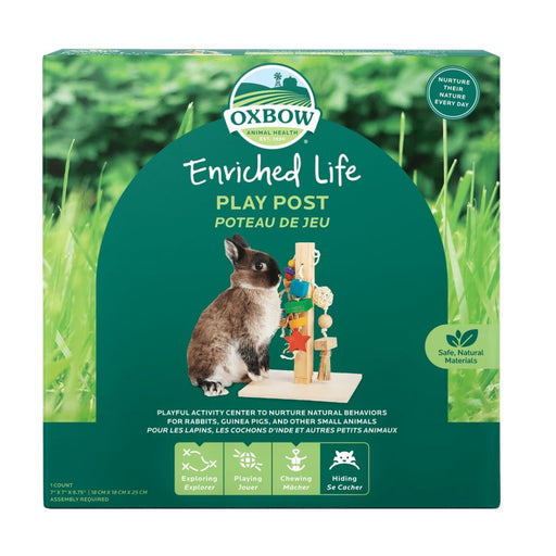 Oxbow Animal Health Enriched Life Play Post Small Animal Toy 1ea/One Size - Petsplace.store