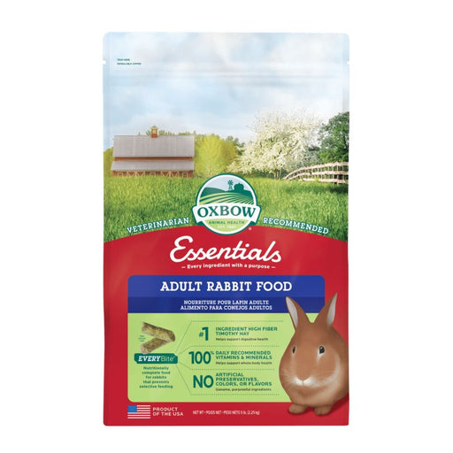 Oxbow Animal Health Essentials Adult Rabbit Food 1ea/5 lb - Petsplace.store