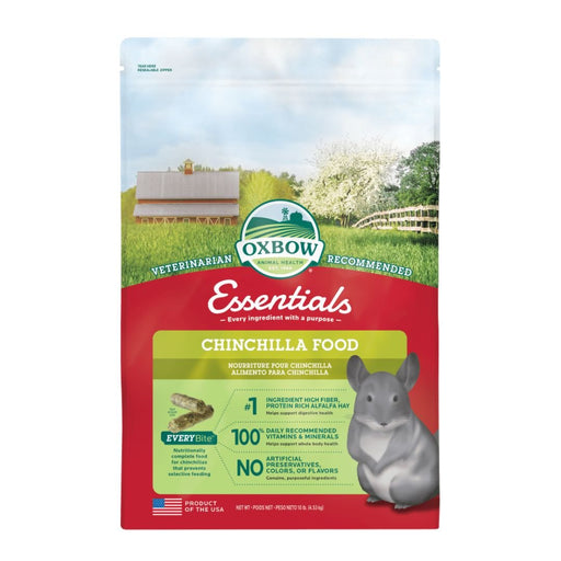 Oxbow Animal Health Essentials Chinchilla Food 1ea/10 lb - Petsplace.store