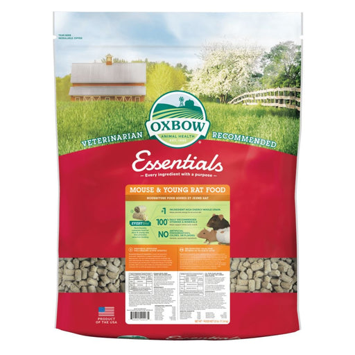 Oxbow Animal Health Essentials Mouse & Young Rat Food 1ea/25 lb - Petsplace.store