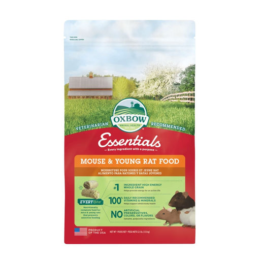 Oxbow Animal Health Essentials Mouse & Young Rat Food 1ea/2.5 lb - Petsplace.store