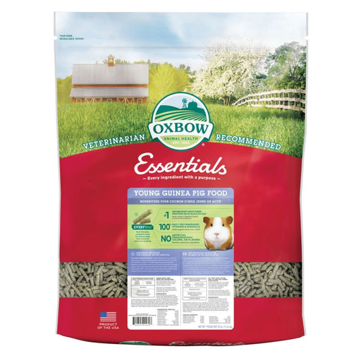 Oxbow Animal Health Essentials Young Guinea Pig Food 1ea/25 lb - Petsplace.store