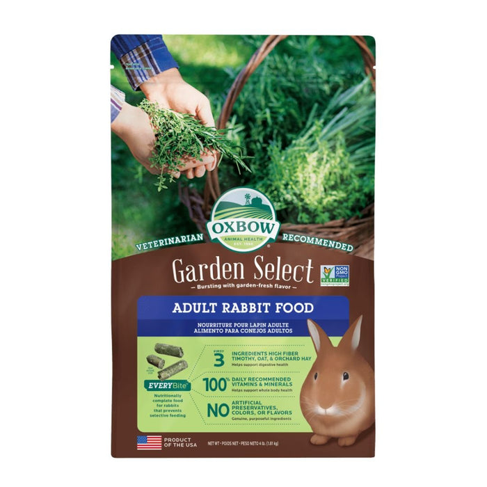 Oxbow Animal Health Garden Select Adult Rabbit Food 1ea/4 lb - Petsplace.store