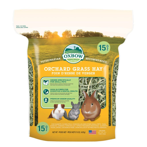 Oxbow Animal Health Orchard Grass Hay 1ea/15 oz - Petsplace.store