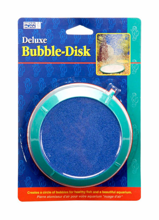 Penn - Plax Deluxe Bubble - Disk Air Stone Green/Blue 1ea/5 in, LG - Petsplace.store