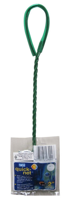 Penn - Plax Quick - Net Standard Handle Green 1ea/2 in X 1.75 in - Petsplace.store