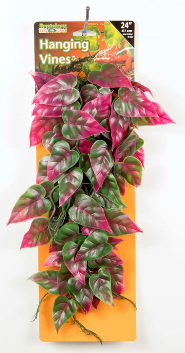 Penn - Plax Reptile Vine Green, Red 1ea/24 in - Petsplace.store