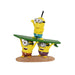 Penn - Plax Surfing Minions Aquarium Ornament Kevin, Stuart & Bob 1ea/SM - Petsplace.store