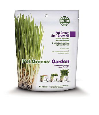 Pet Greens Garden Pet Grass Self - Grow Kit Organic Wheatgrass 1ea/3 oz - Petsplace.store